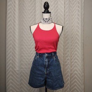 Vintage GAP red racer back tank top
